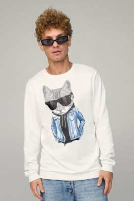 Світшот чоловічий BASIC /no flis/