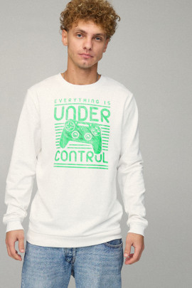 Світшот чоловічий BASIC /no flis/