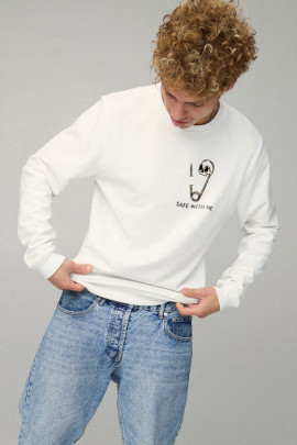 Світшот чоловічий BASIC /no flis/