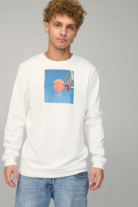 Світшот чоловічий BASIC /no flis/