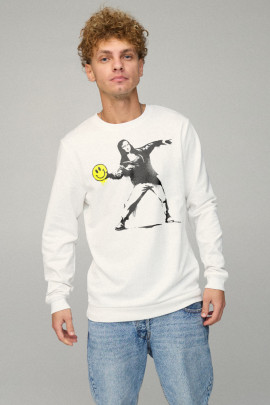 Світшот чоловічий BASIC /no flis/