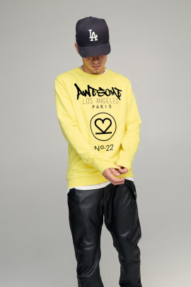 Світшот чоловічий BASIC /no flis/