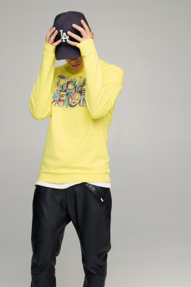 Світшот чоловічий BASIC /no flis/