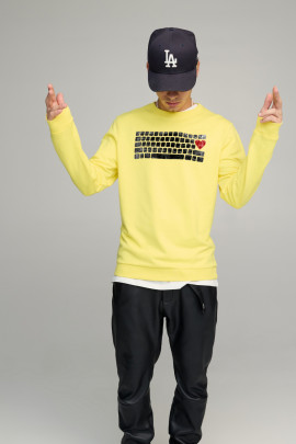 Світшот чоловічий BASIC /no flis/