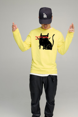 Світшот чоловічий BASIC /no flis/