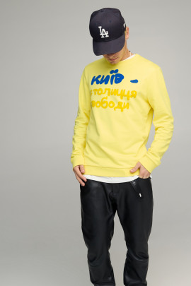 Світшот чоловічий BASIC /no flis/