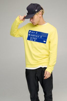 Світшот чоловічий BASIC /no flis/