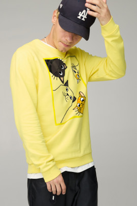 Світшот чоловічий BASIC /no flis/