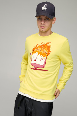 Світшот чоловічий BASIC /no flis/