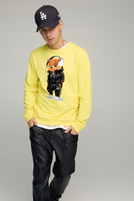 Світшот чоловічий BASIC /no flis/