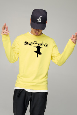 Світшот чоловічий BASIC /no flis/