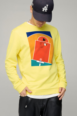 Світшот чоловічий BASIC /no flis/