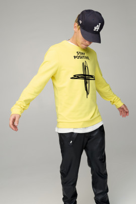 Світшот чоловічий BASIC /no flis/