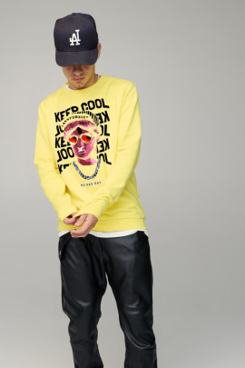 Світшот чоловічий BASIC /no flis/