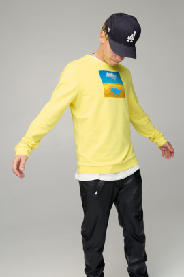 Світшот чоловічий BASIC /no flis/