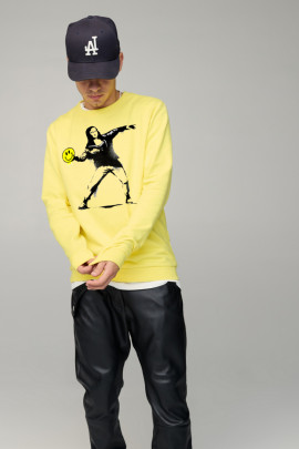 Світшот чоловічий BASIC /no flis/