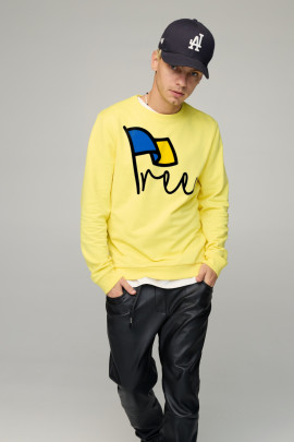 Світшот чоловічий BASIC /no flis/