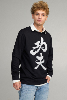 Світшот чоловічий OVERSIZE /no flis/