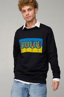 Світшот чоловічий OVERSIZE /no flis/