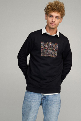 Світшот чоловічий OVERSIZE /no flis/