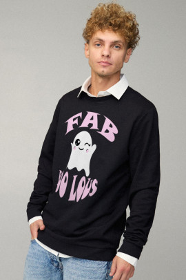 Світшот чоловічий OVERSIZE /no flis/