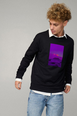 Світшот чоловічий OVERSIZE /no flis/