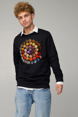 Світшот чоловічий OVERSIZE /no flis/