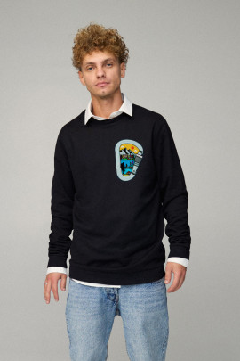 Світшот чоловічий OVERSIZE /no flis/