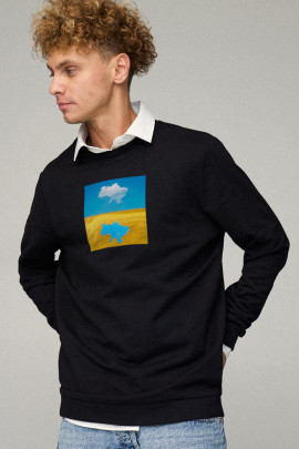 Світшот чоловічий OVERSIZE /no flis/