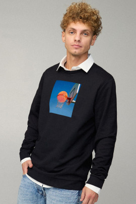 Світшот чоловічий OVERSIZE /no flis/