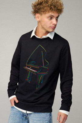 Світшот чоловічий OVERSIZE /no flis/