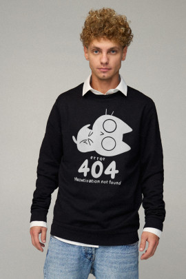 Світшот чоловічий OVERSIZE /no flis/