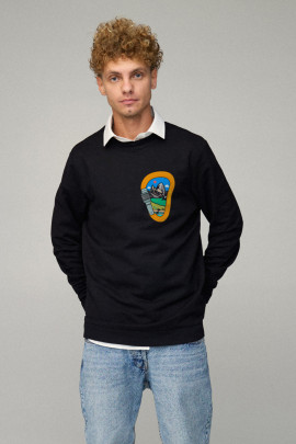 Світшот чоловічий OVERSIZE /no flis/