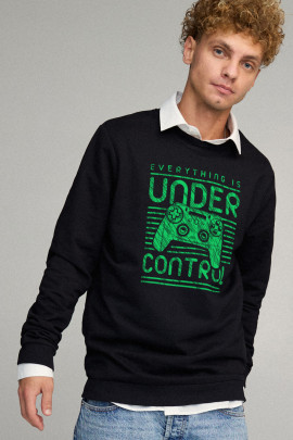 Світшот чоловічий OVERSIZE /no flis/