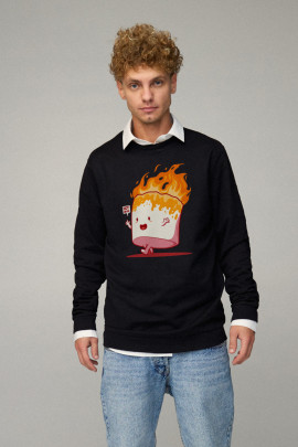 Світшот чоловічий OVERSIZE /no flis/