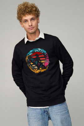 Світшот чоловічий OVERSIZE /no flis/