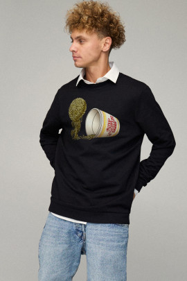 Світшот чоловічий OVERSIZE /no flis/