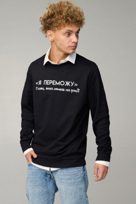 Світшот чоловічий OVERSIZE /no flis/