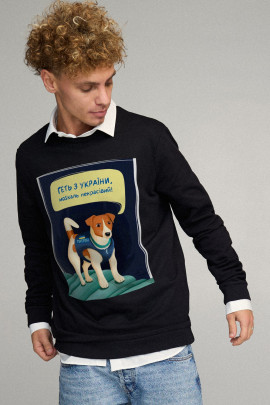 Світшот чоловічий OVERSIZE /no flis/