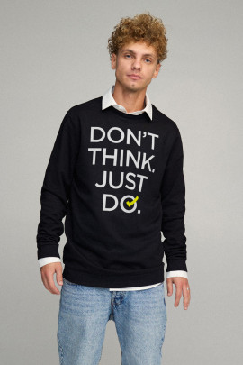 Світшот чоловічий OVERSIZE /no flis/