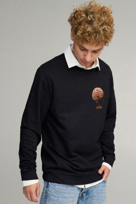 Світшот чоловічий OVERSIZE /no flis/