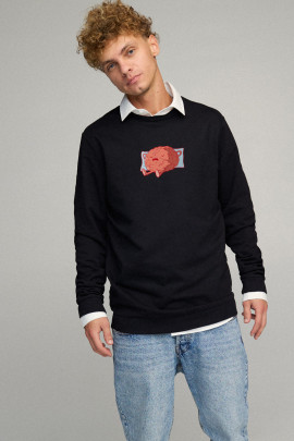 Світшот чоловічий OVERSIZE /no flis/