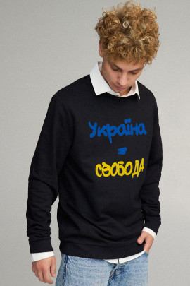 Світшот чоловічий OVERSIZE /no flis/