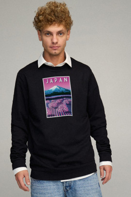 Світшот чоловічий OVERSIZE /no flis/