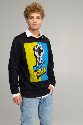 Світшот чоловічий OVERSIZE /no flis/