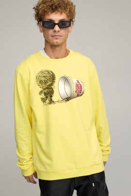 Світшот чоловічий OVERSIZE /no flis/