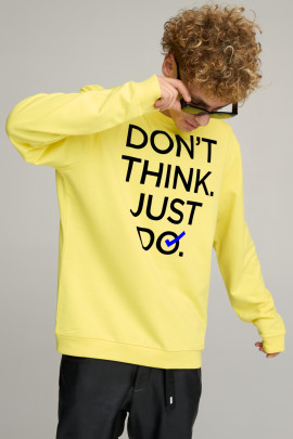 Світшот чоловічий OVERSIZE /no flis/