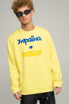 Світшот чоловічий OVERSIZE /no flis/