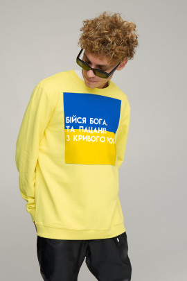 Світшот чоловічий OVERSIZE /no flis/