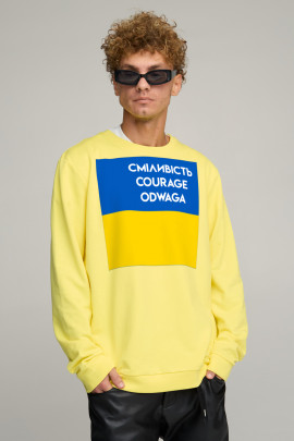 Світшот чоловічий OVERSIZE /no flis/